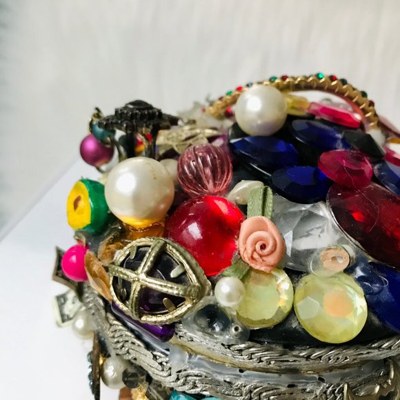 Vintage 90s Handmade “Jewels” Seattle Jewelry Box - Picture 11 of 14